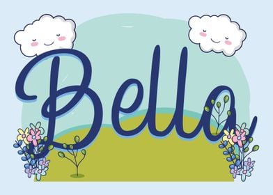 BELLA Baby Name Sign Gift