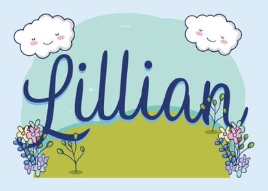 LILLIAN Baby Name Sign