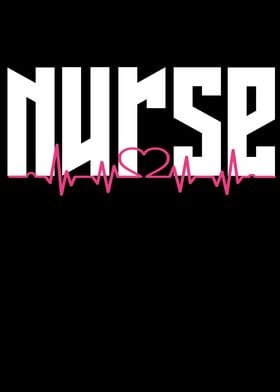 'Nurse EKG' Poster by schmugo | Displate