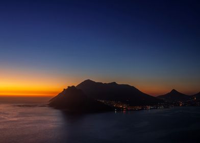 Houtbay at sunset