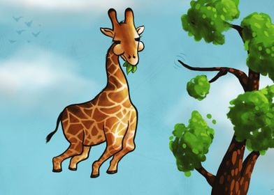 cartoon giraffe