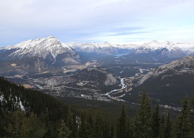 Banff mountain range