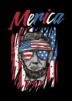 Merica Abe Lincoln US