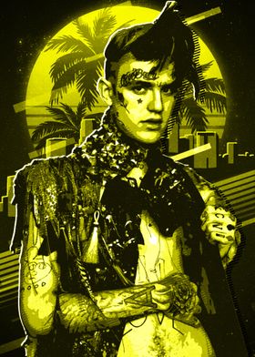 Lil Peep Yellow retro