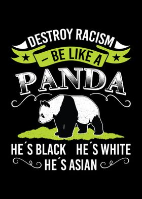 Anti Rassismus Panda