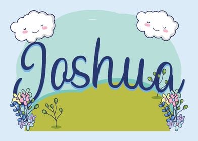 JOSHUA Baby Name Sign Gift