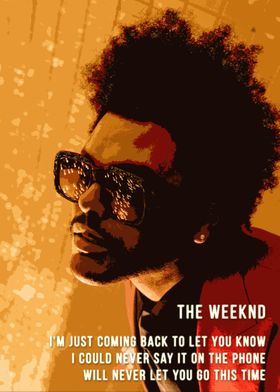 The Weeknd Pop Art Style