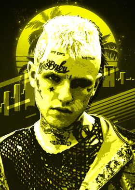 Lil Peep Yellow retro