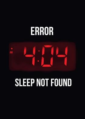 Sleep 404 Error