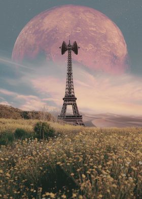 Poster-Moonlit Tower