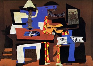 Picasso Three Musicians