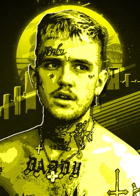 Lil Peep Yellow retro