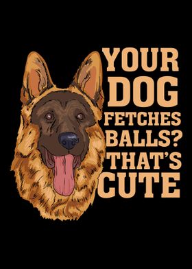 Your Dog Fetches Balls Th