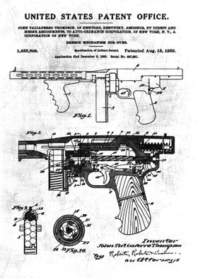 breech mechanism for guns