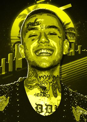 Lil Peep Yellow retro