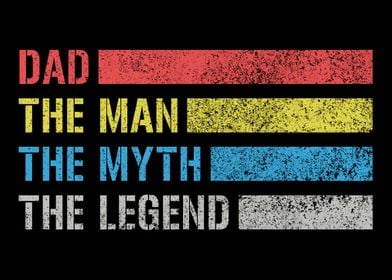 Dad Man Myth Legend