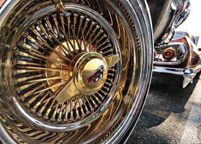 Gold Wire Wheel