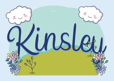 KINSLEY Baby Name Sign