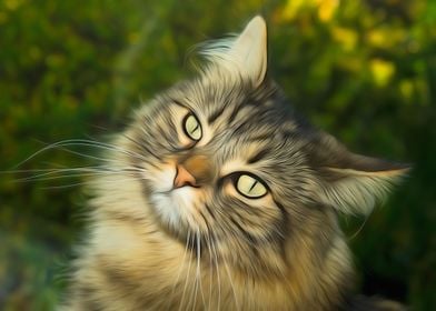 Norwegian Forest CloseUp