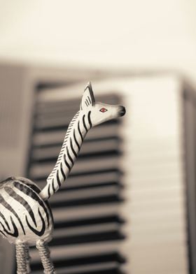 Piano Zebra