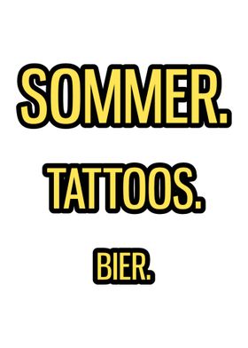 Summer Tattoos Drinking