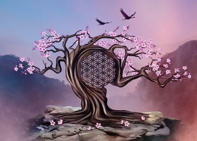 Flower of Life Tree