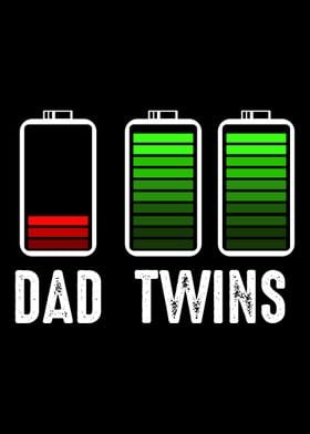 Download Dad Twins Low Battery Char Poster By Changwon Chung Displate