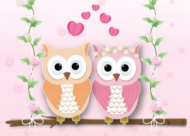 Couple owl 