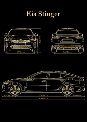 Kia Stinger 2019 Blueprint