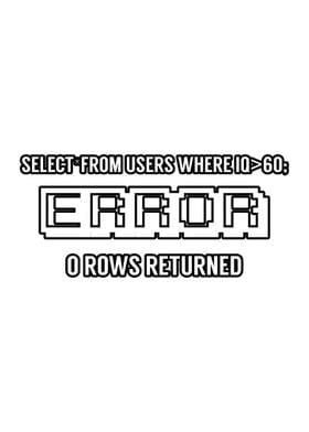 Programming Error Failure