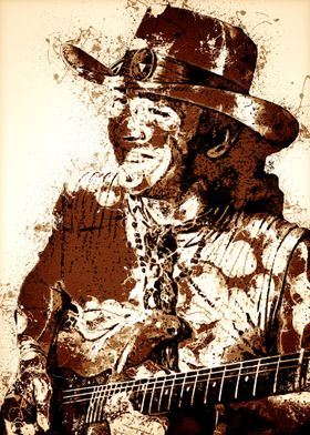 Stevie Ray Vaughan Art 8