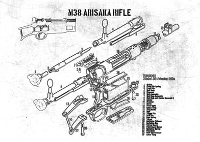 m38 arisaka rifle