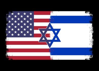 Israel USA flag