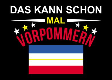 Vorpommern Lustiger Spruch