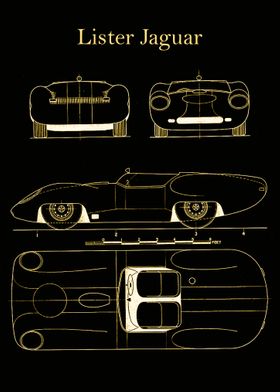 Lister Jaguar Blueprint 