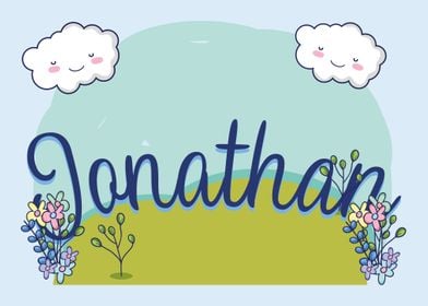 JONATHAN Baby Name Sign