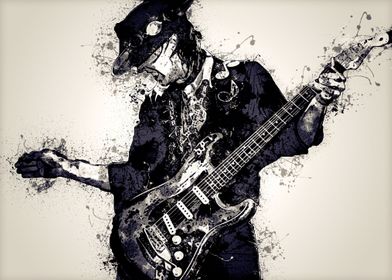 Stevie Ray Vaughan Art 9