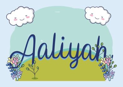 AALIYAH Baby Name Sign