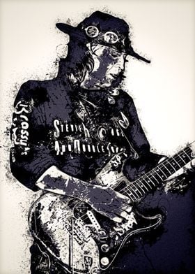 Stevie Ray Vaughan Art 6