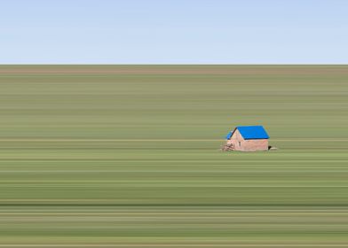 Small house in the prairie