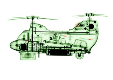 Xray of a Toy Helicopter 1