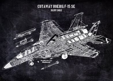 cutaway boeing f15 se