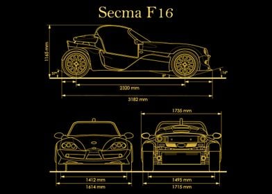 Secma F16 Blueprint 