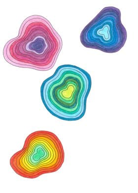 Rainbow Blobs