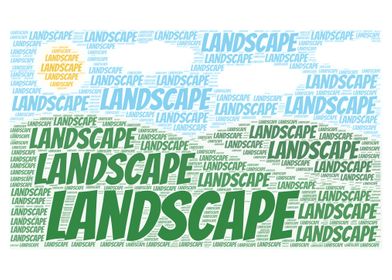 Landscape Word Cloud