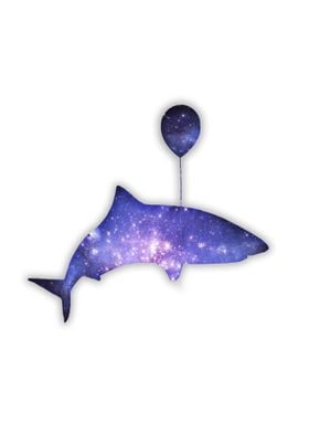 Shark Space Balloon