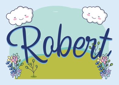 ROBERT Baby Name Sign Gift