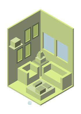 Isometric Room 8