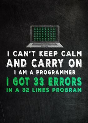 Programmer Calm Down