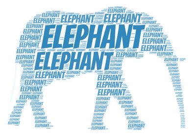 Elephant Word Cloud